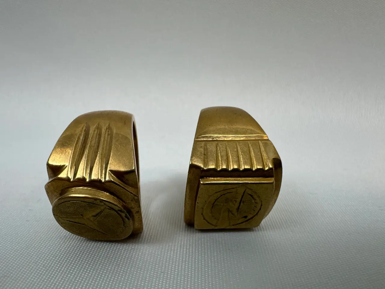 Billede 11 - 2 stk. messing ringe 