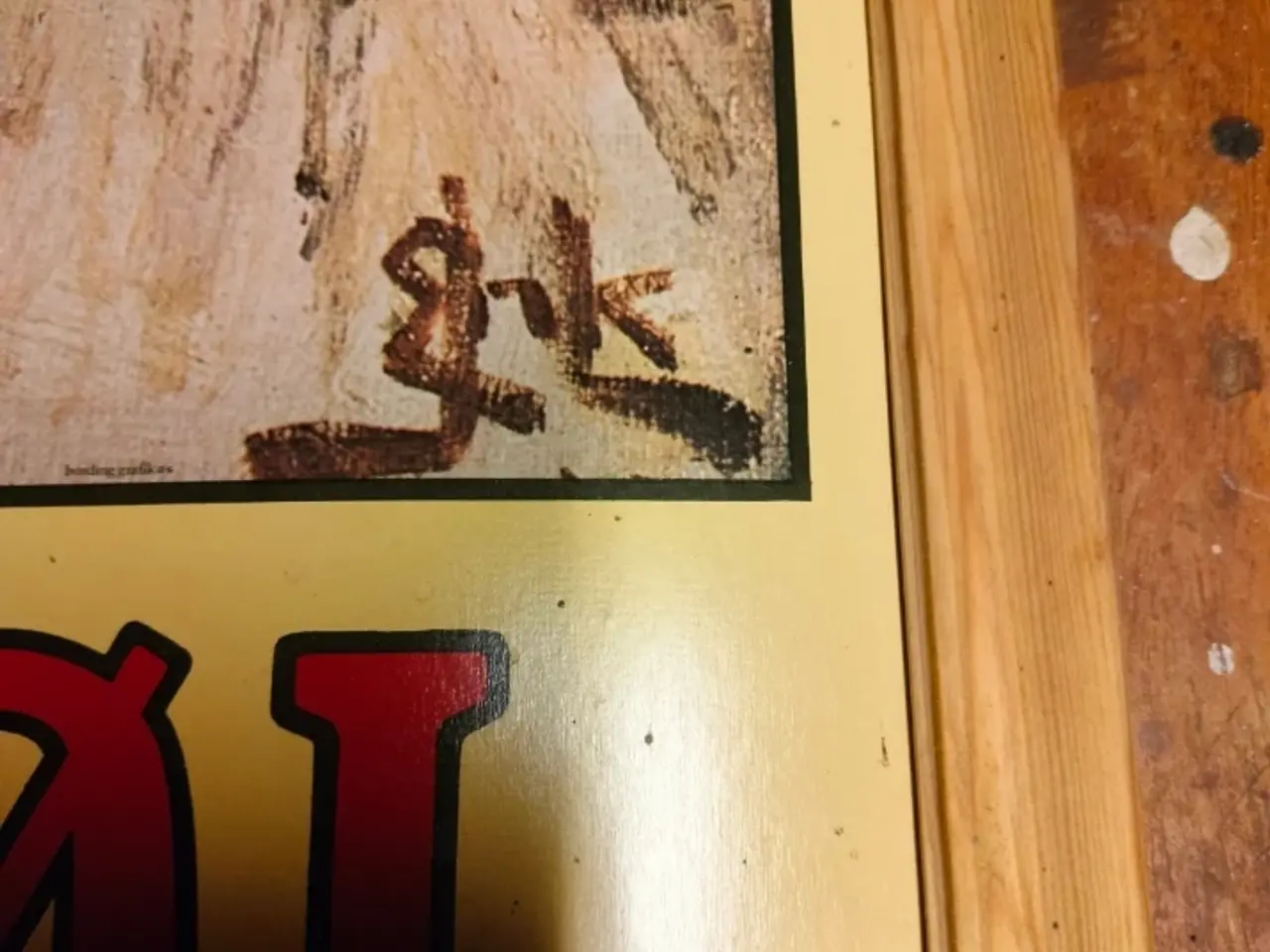 Billede 2 - Original vintage Tuborg plakat – "Den Tørstige Man