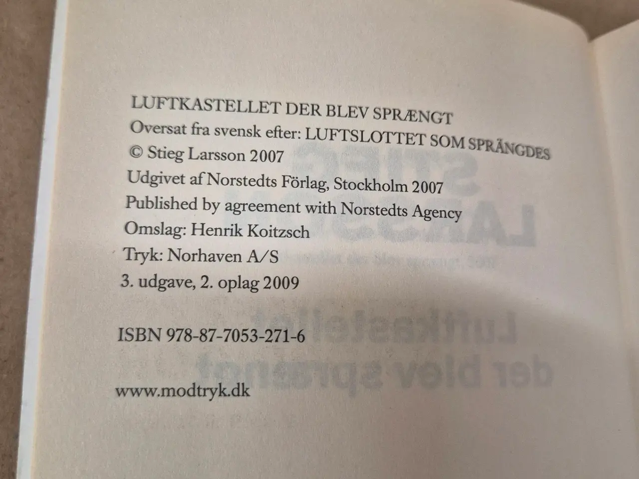 Billede 10 - Millenium trilogien, Stieg Larsson