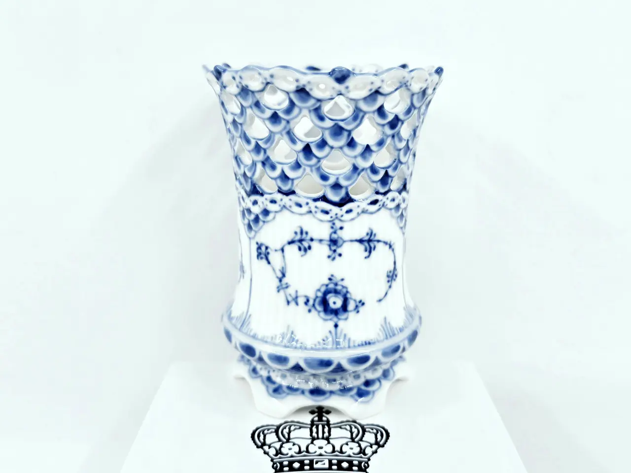 Billede 1 - Musselmalet Helblonde Vase nr. 1-1016. sortering 2