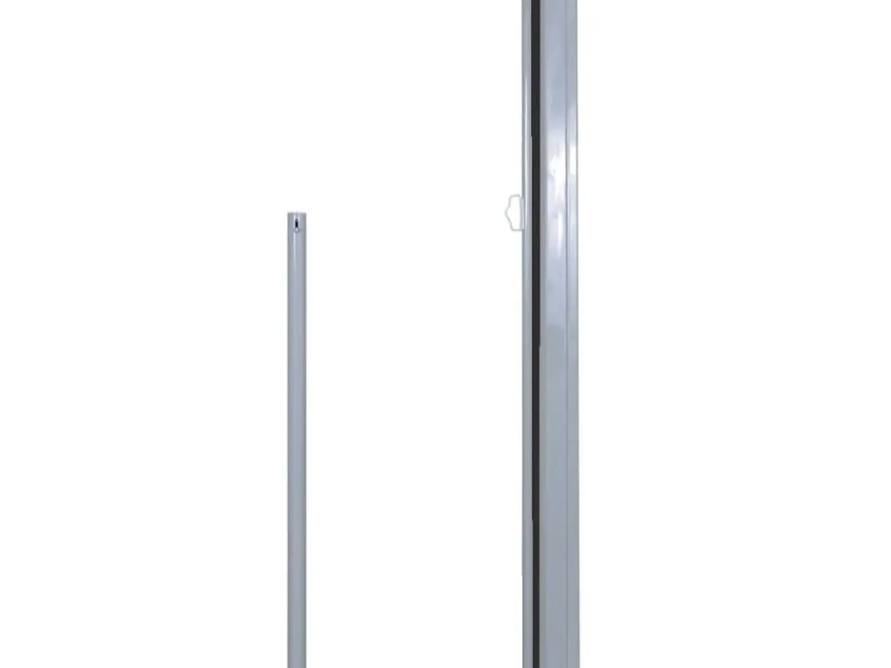 Billede 3 - Sammenrullelig sidemarkise 160 x 500 cm sort
