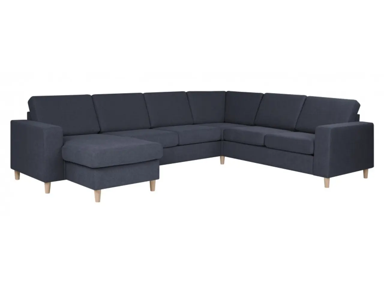 Billede 5 - Pan vendbar U-sofa Blå stof
