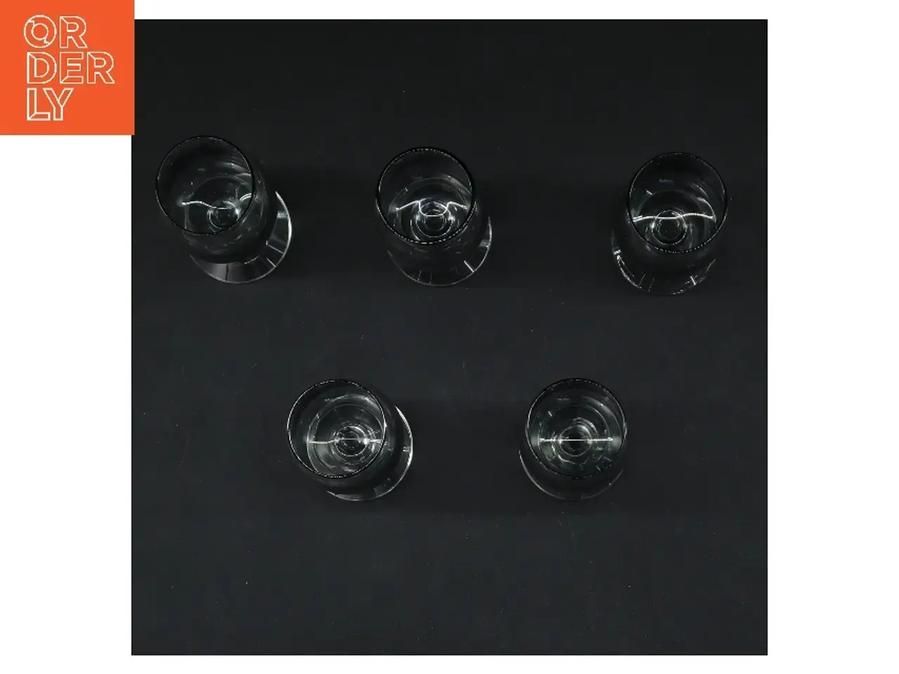 Billede 3 - 5 stk. Holmegaard Atlantic snapseglas(str. 5 stk Ø 3 cm længde 9,5 cm)