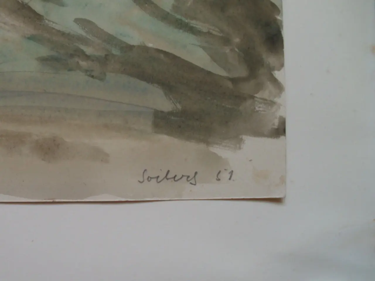 Billede 4 - Akvarel af Arne Søiberg. Skagen
