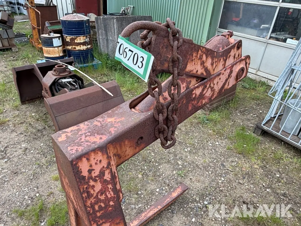 Billede 8 - Pallegafler til kran - 1 styk