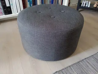 Kæmpepuf grå + Plystæppe rundt / rød / langhåret