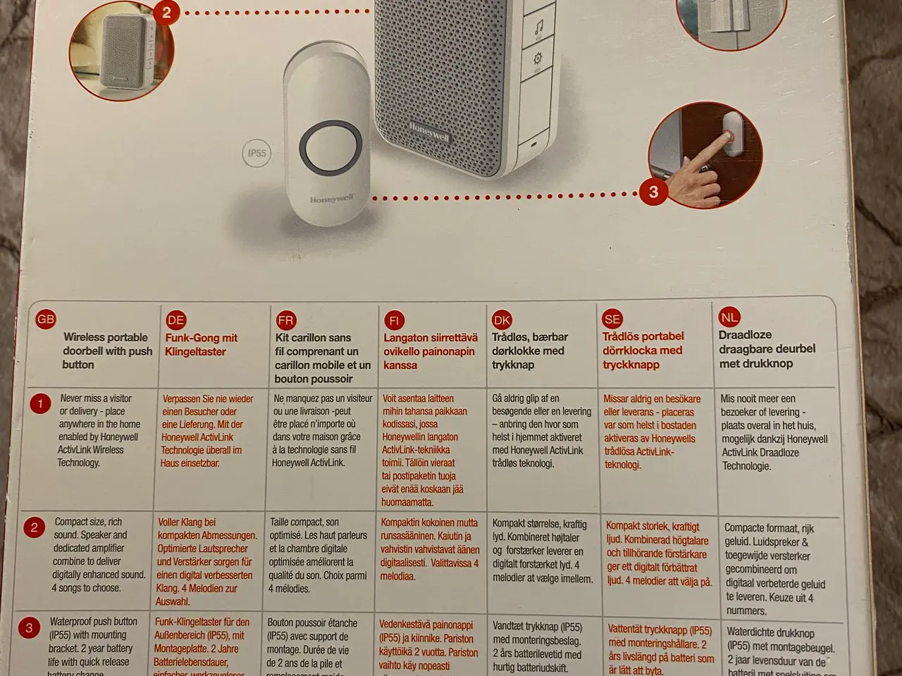 Billede 3 - Trådløs ringeklokke honeywell