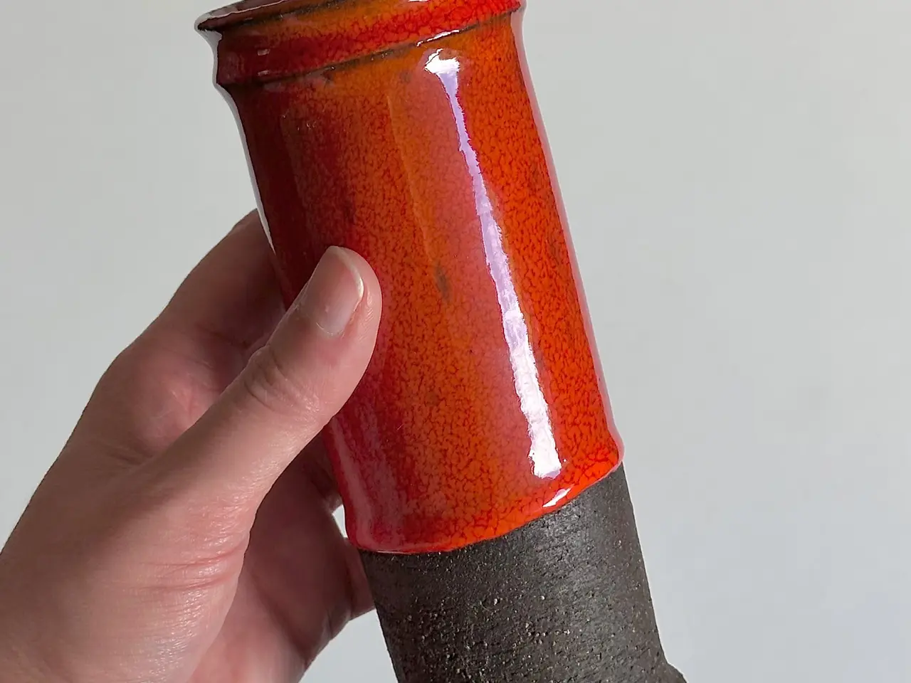 Billede 6 - Cylindrisk vase, keramik