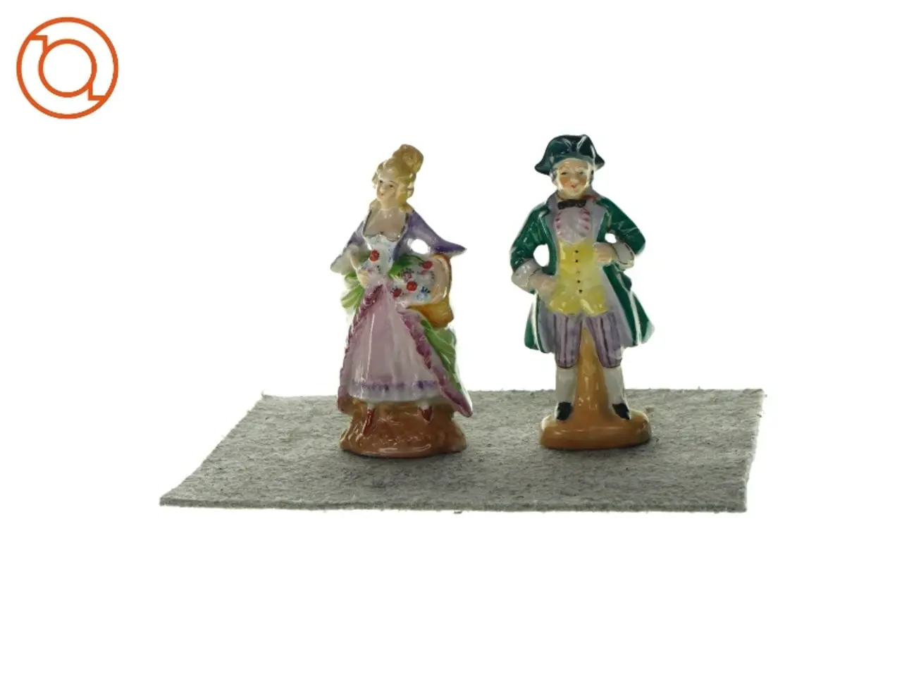 Billede 1 - Dekorativ figurer 2 stk. (str. 15 x 7cm)