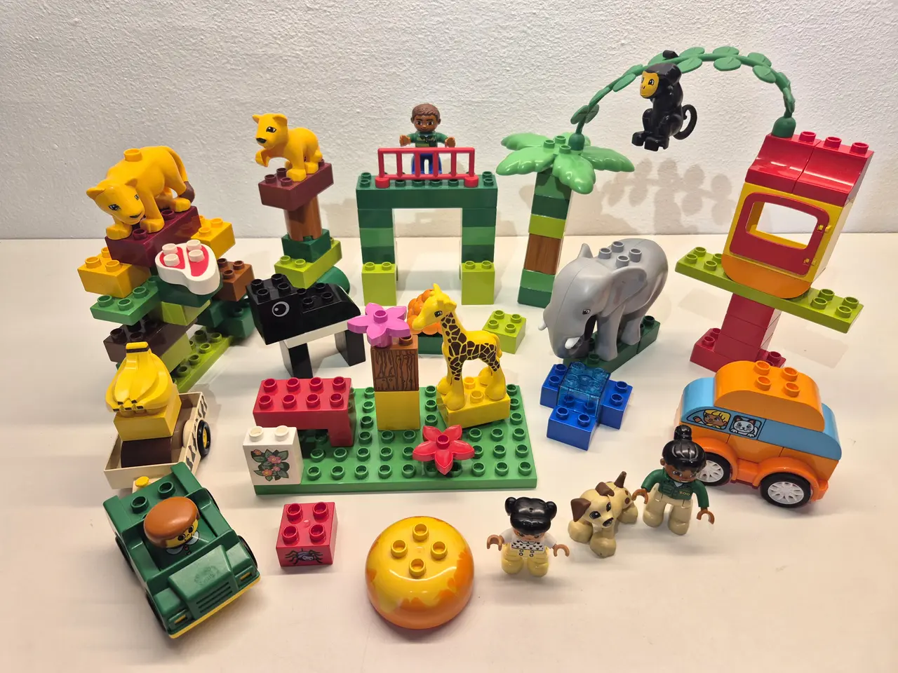 Billede 1 - Duplo Safari Mange Dyr, Mennesker,  Vogne samt for
