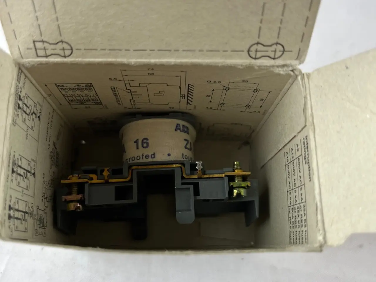 Billede 2 - ABB ZA16 1SBN151410R8006 kontaktor Coil 220–230 V