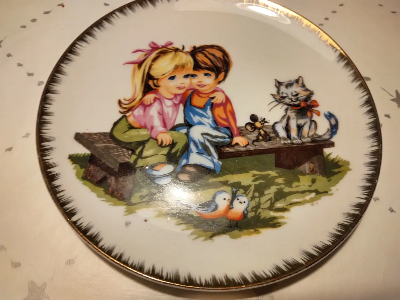 Billede 3 - Platte med flotte figurer