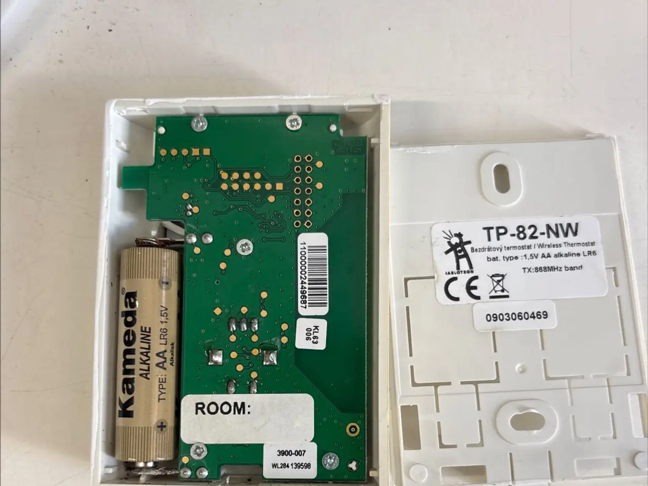 Billede 2 - Wavin TP82-NW termostat