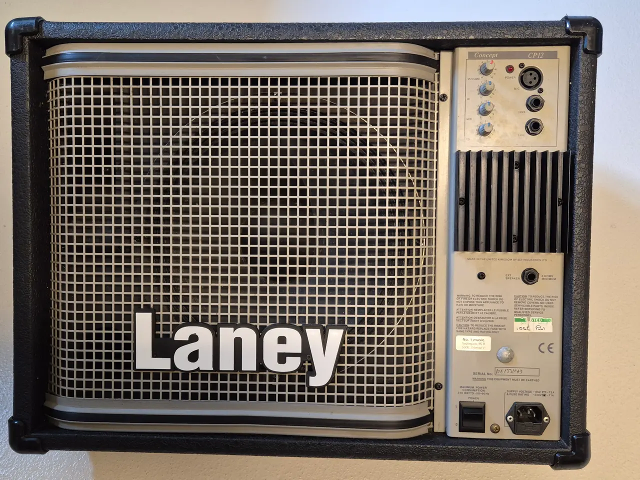 Billede 1 - Laney aktiv scenemonitor / forstærker CP12