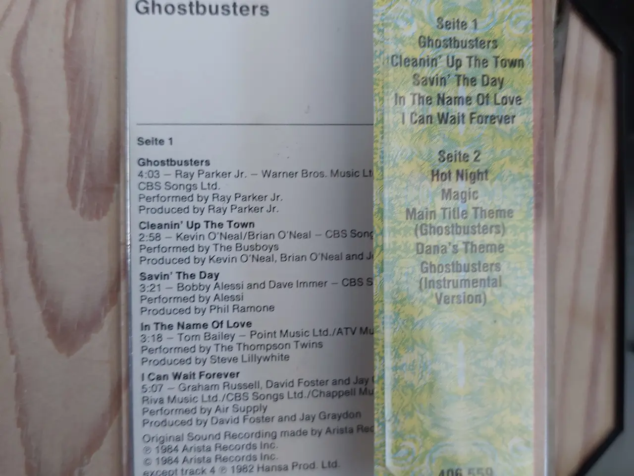 Billede 9 - Originalt Ghostbusters Kassettebånd (1984)