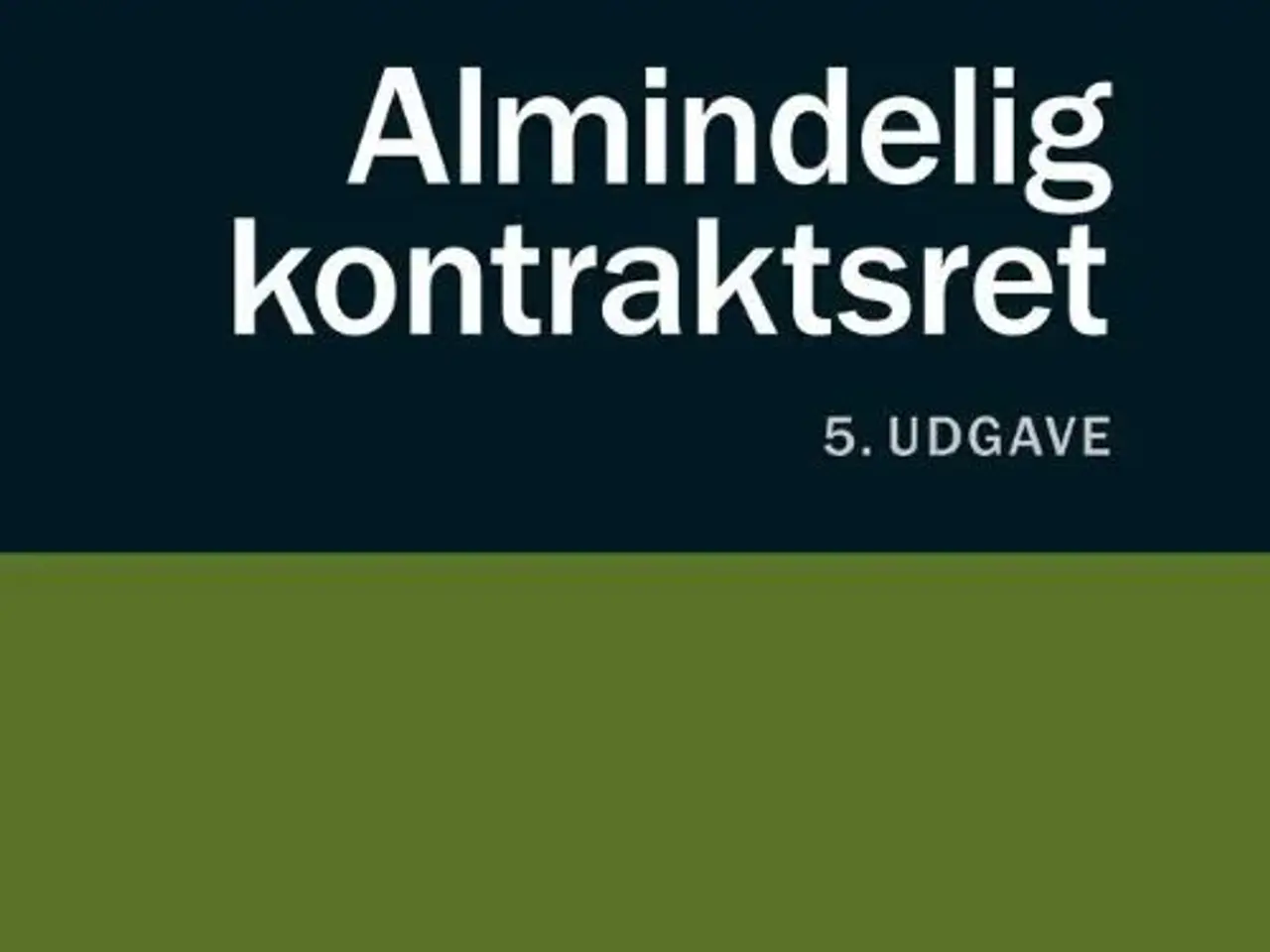 Billede 1 - Bog: Almindelig kontraktsret