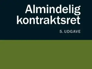 Bog: Almindelig kontraktsret