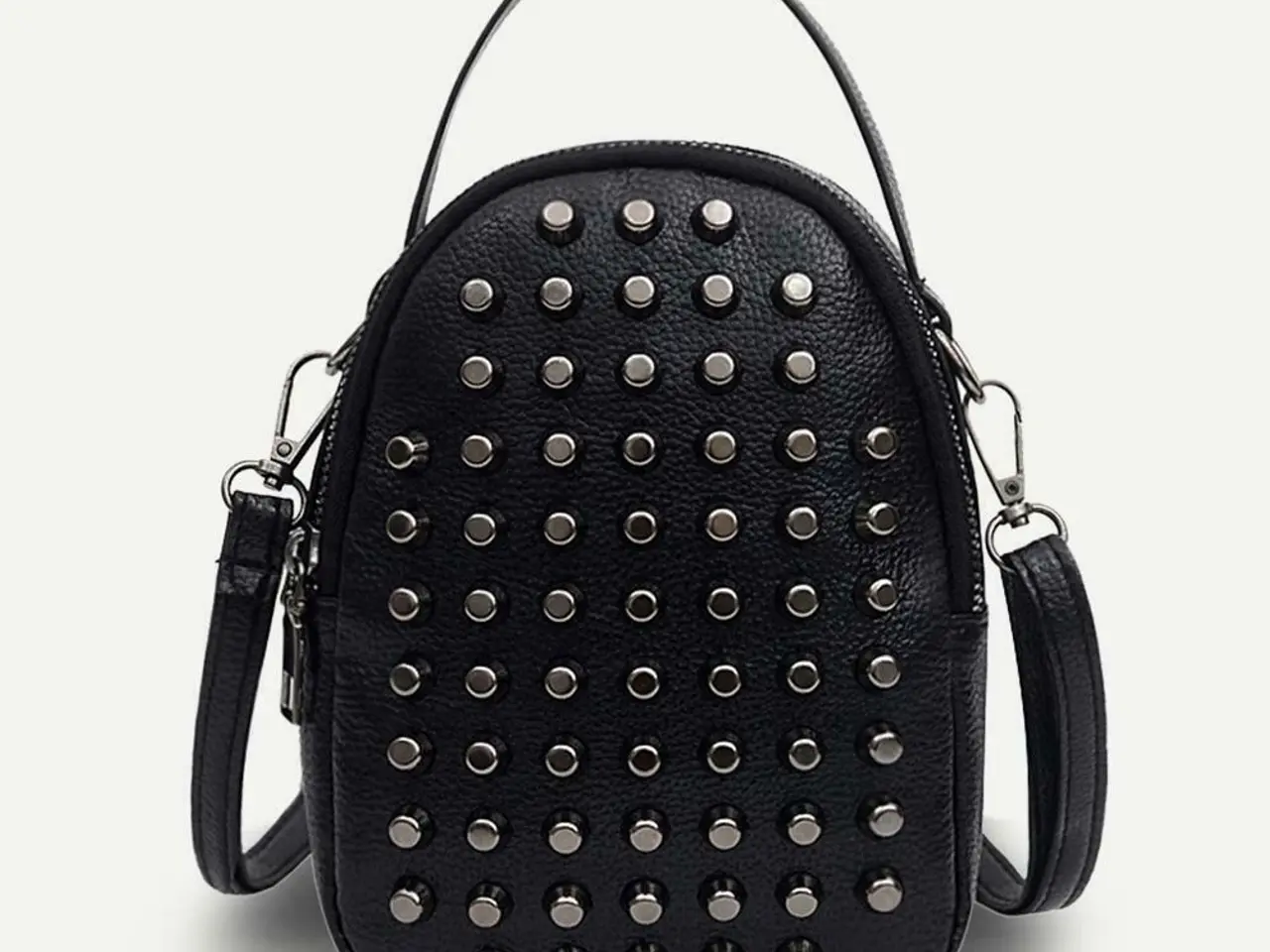 Billede 2 - Skuldertaske /Handbag med pyntelige nitter