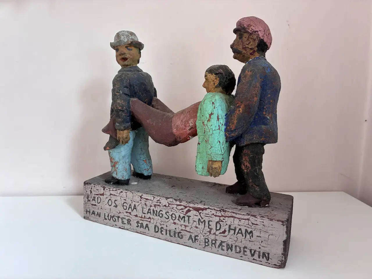 Billede 2 - Flot antik træ figur