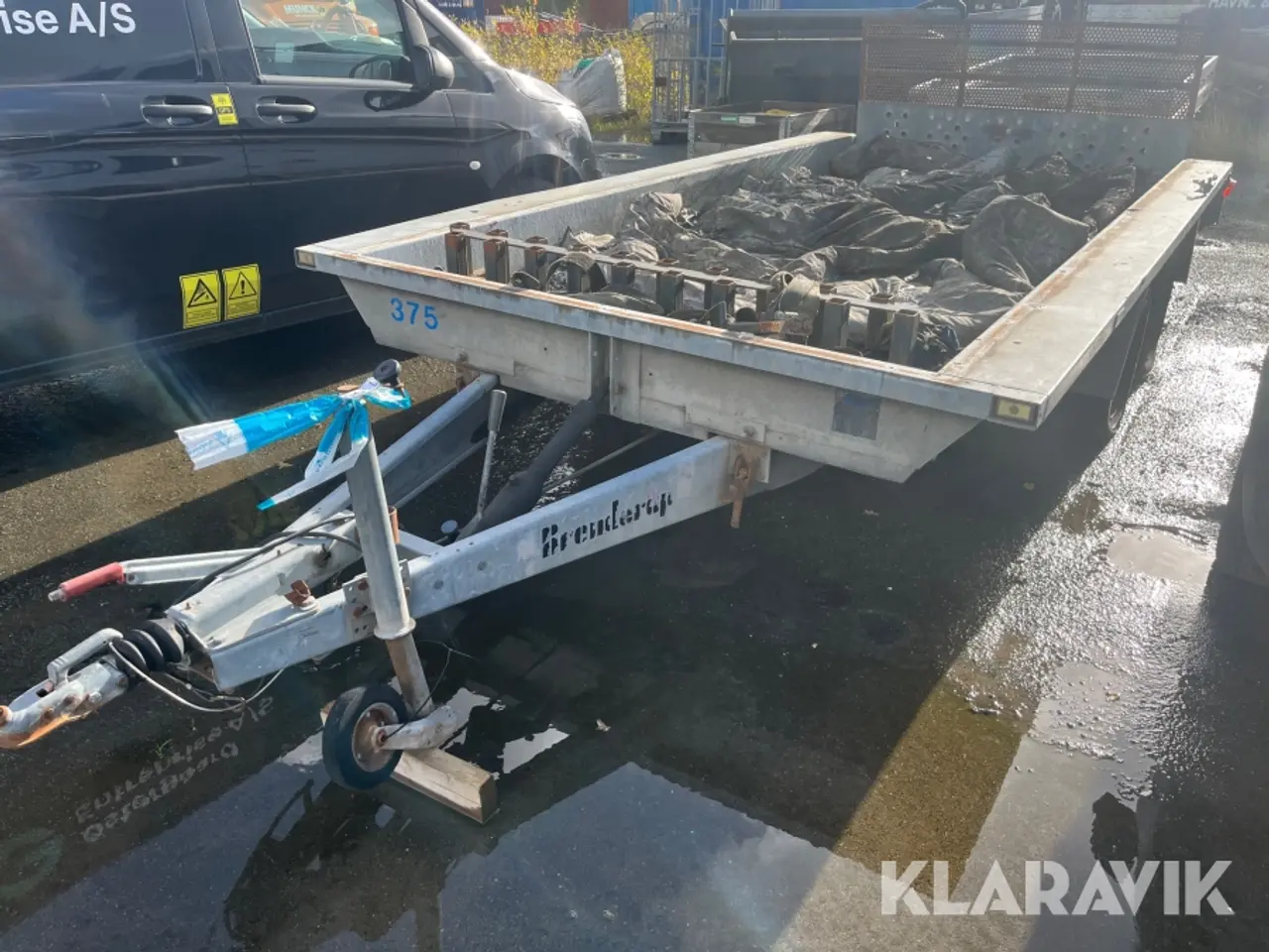 Billede 1 - Maskintrailer Brenderup med tip