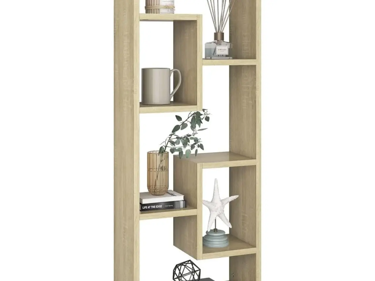 Billede 3 - Væghylde 36×16×90 cm i konstrueret træ - sonoma-eg