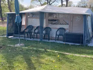 Fastlægger på Kruså Camping .