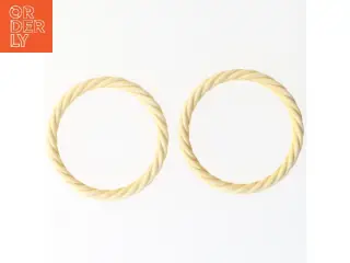 Servietringe i flettet design (str. Ø 8 cm)