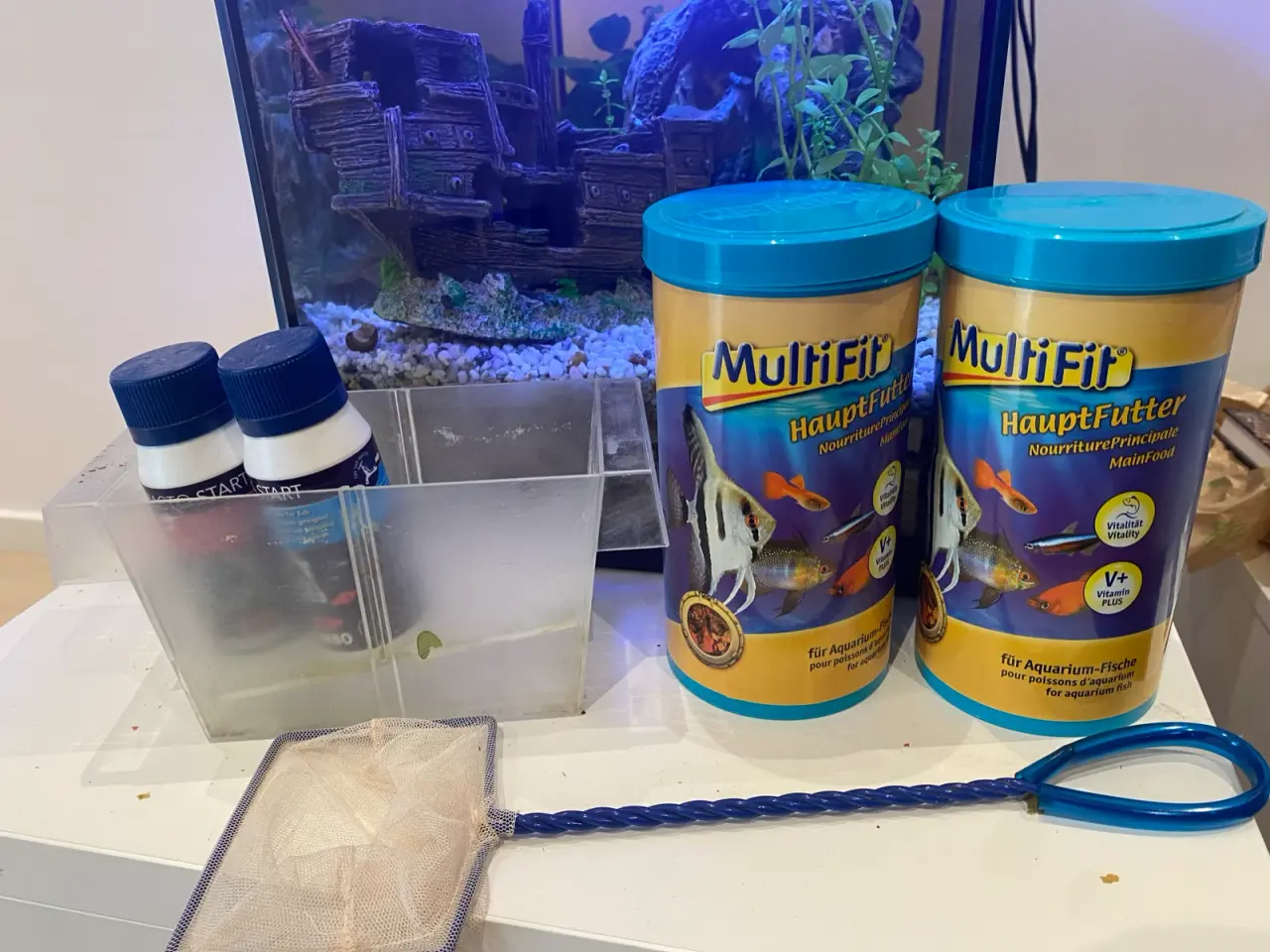 Billede 4 - Akvarie med fisk og tilbehør
