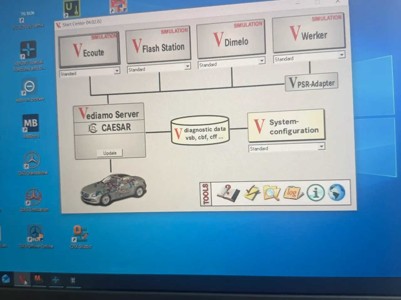 Billede 5 - Mercedes Xentry Diagnosis software + Obd stik