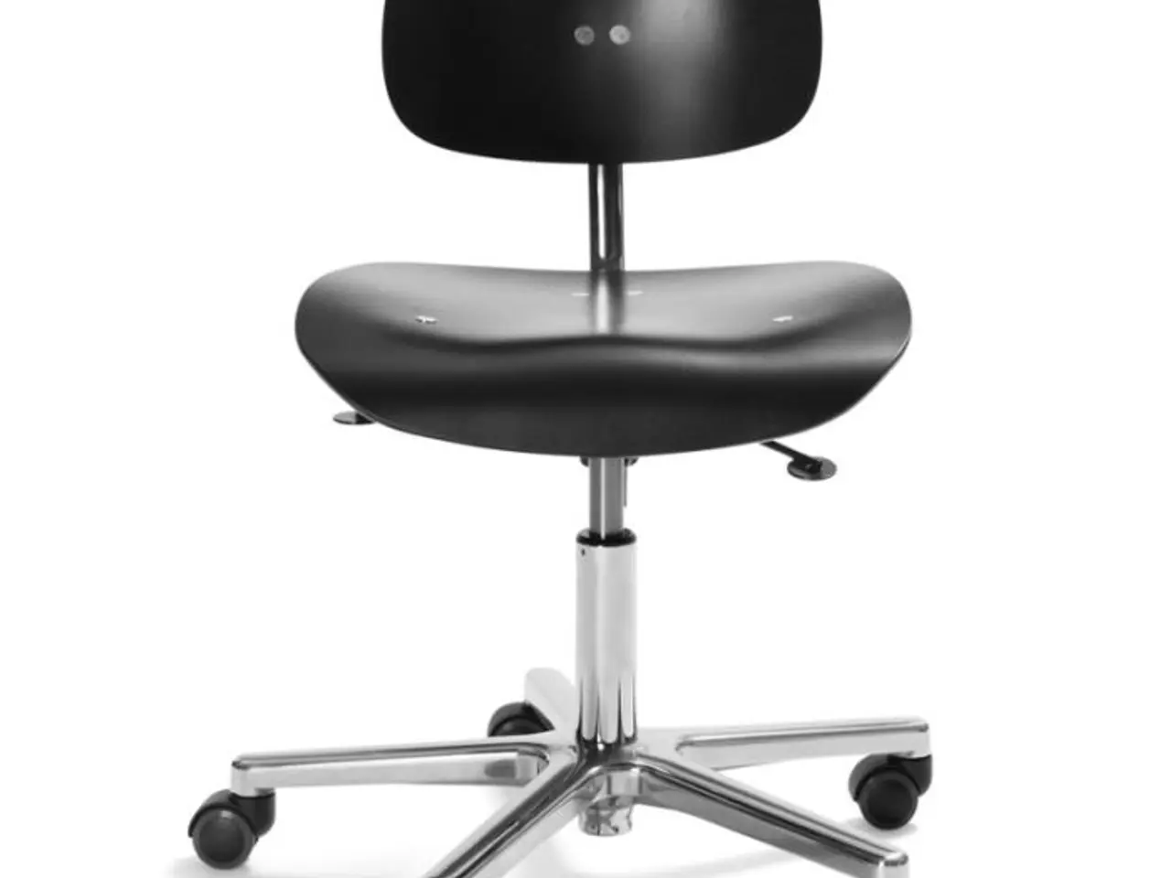 Billede 1 - S197 R20 Office Chair / By Egon Eiermann PLEASE WAIT TO BE SEATED Str.: W47 x D40 x H66-91 x SH46-61 cm