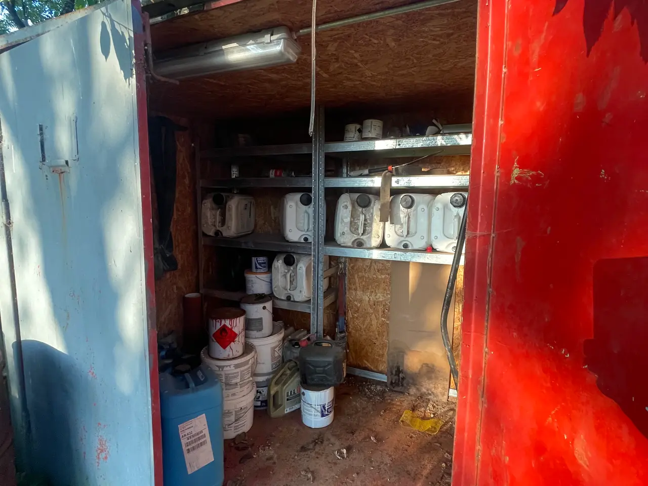 Billede 1 - Gammel postcontainer