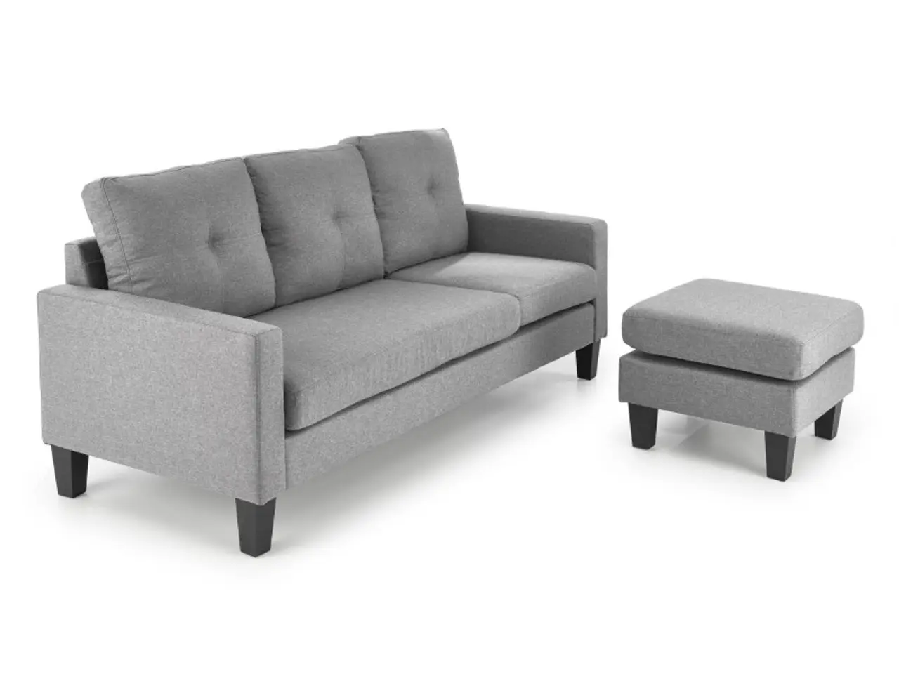 Billede 8 - GERSON sofa med skammel, - Grå
