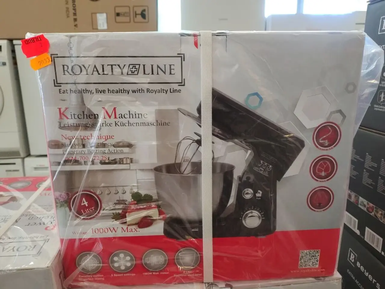 Billede 6 - Køkkenmaskine, ubrugt ROYALTY LINE 1000W