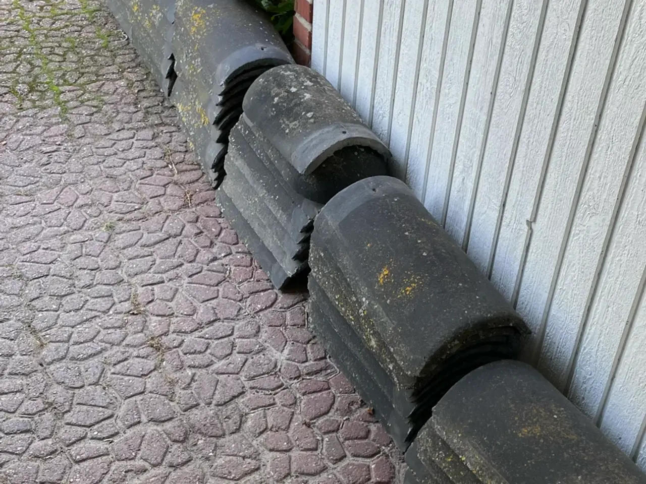 Billede 1 - Brune rygningssten 