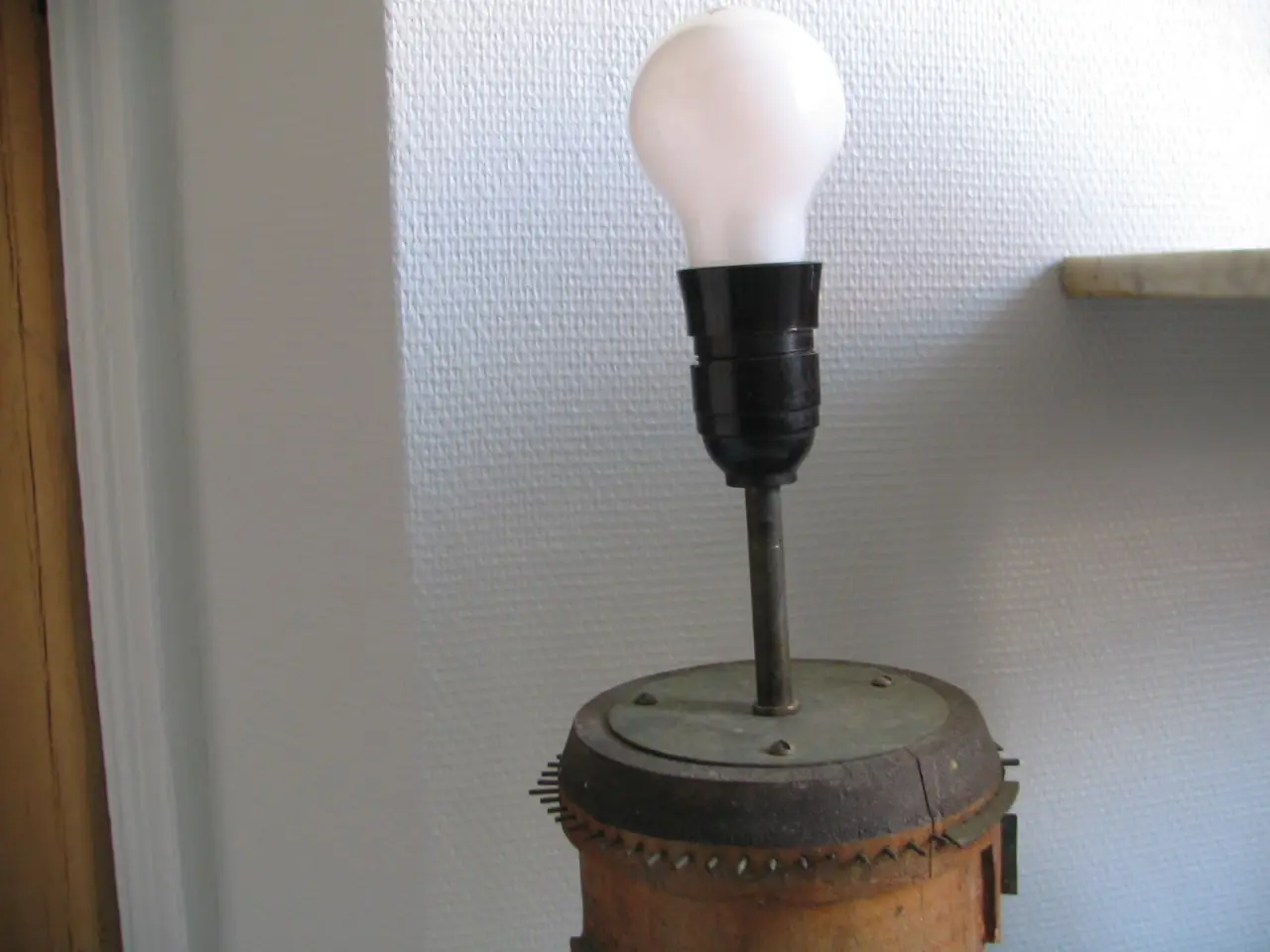 Billede 3 - Lampe af tapetvalse