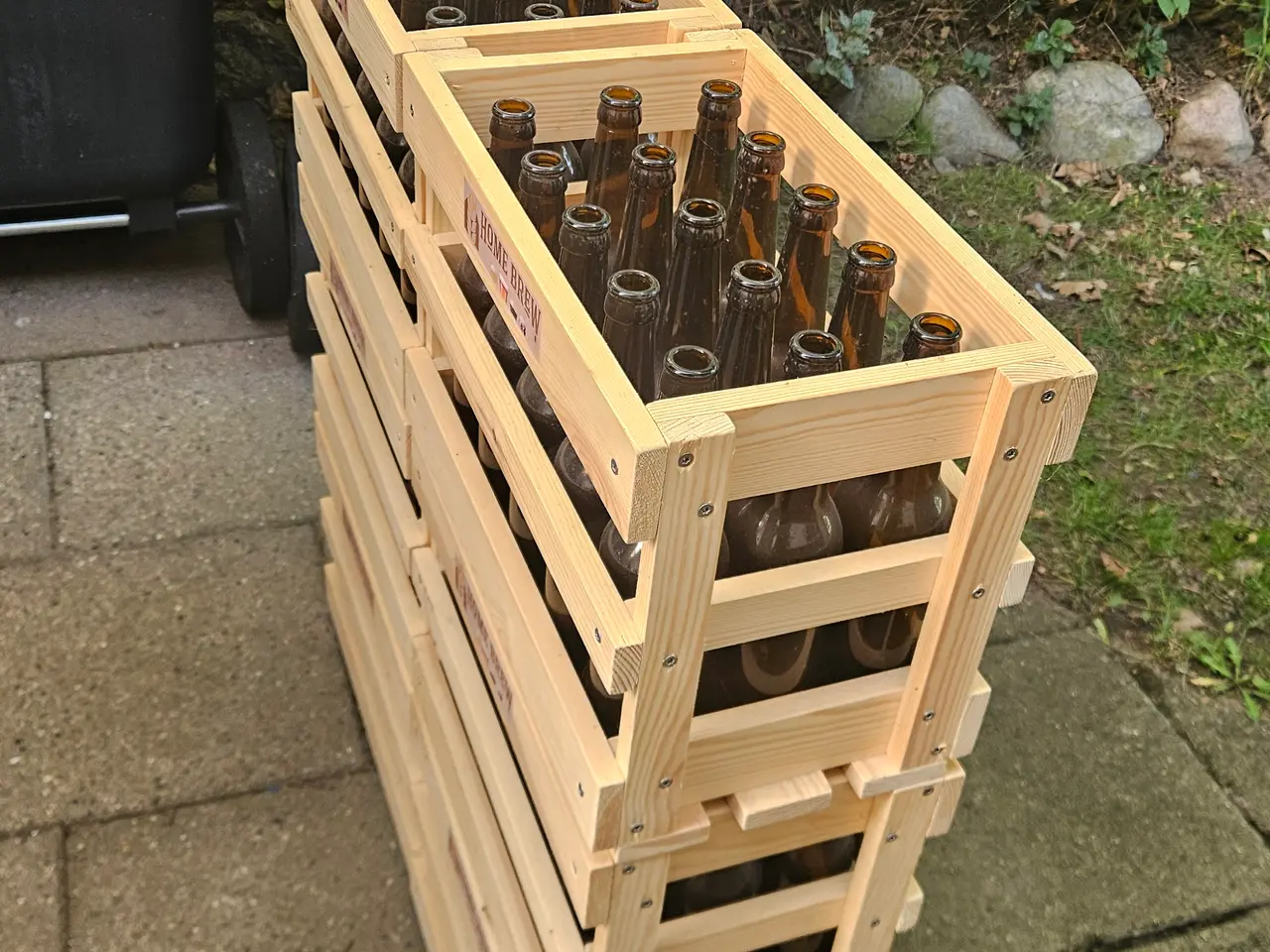 Billede 2 - Long Neck 0,5 ltr flaske i trækasser