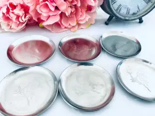 Vintage coasters 6 stk