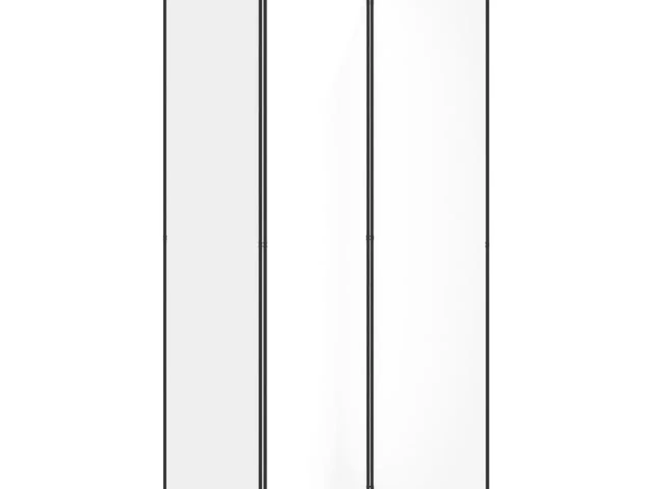 Billede 4 - Rumdeler med 3 paneler 150 x 200 cm - hvid