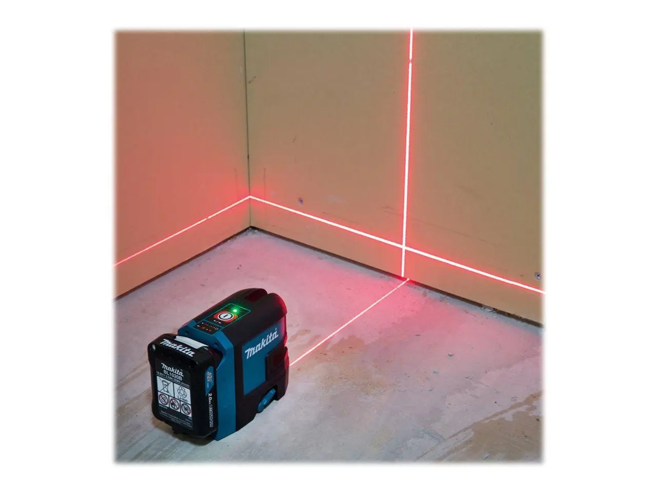 Billede 2 - Makita SK105D krydslaser - rød laser, selvnivellerende
