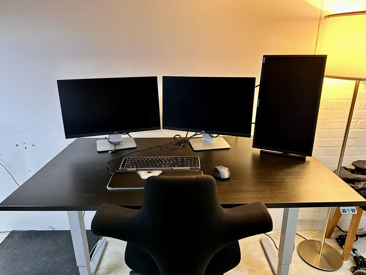 Billede 1 - Hjemmearbejdsstation – HÅG Capisco, hæve/sænkebord