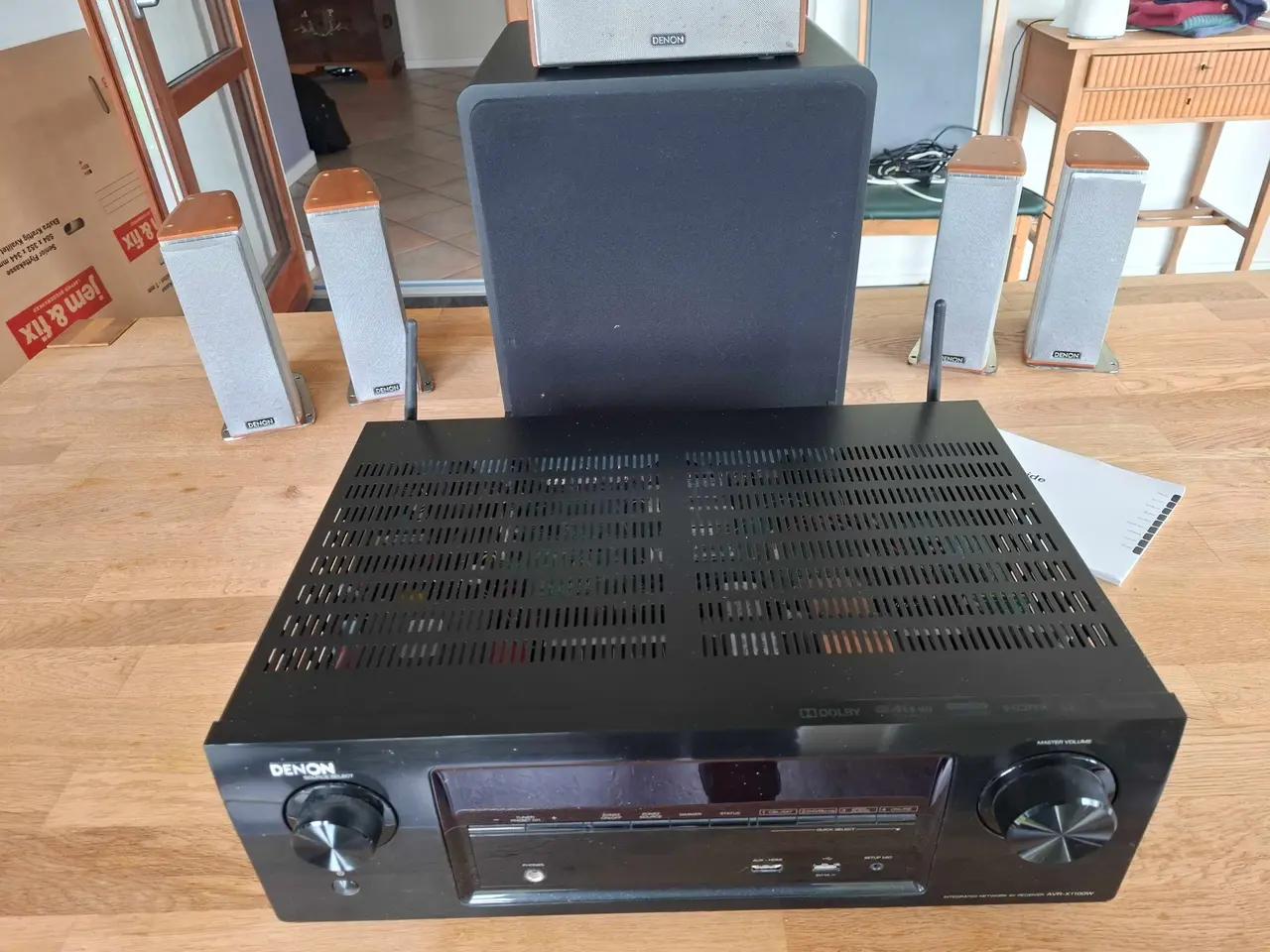 Billede 1 - Denon surround med AVR-X1100W receiver og højtaler
