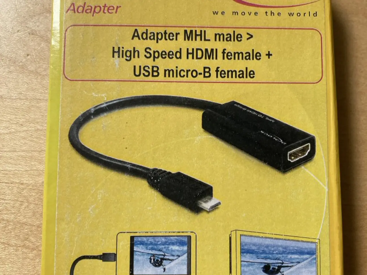 Billede 1 - Adapter – hdmi to USB-micro-B