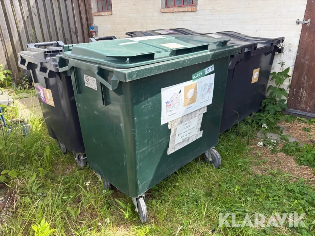 Billede 1 - Affaldscontainer på hjul 4 styk