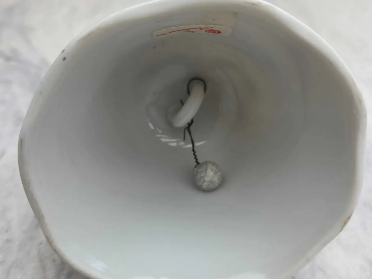 Billede 2 - Vintage juleklokke i porcelæn.