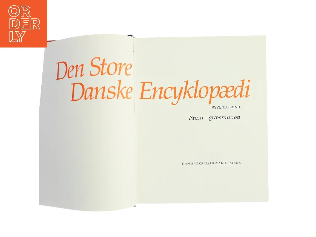Billede 1 - Den Store Danske Encyklopædi. Syvende bind: Fram - græsmåned af Danmarks Nationalleksikon (Bog)