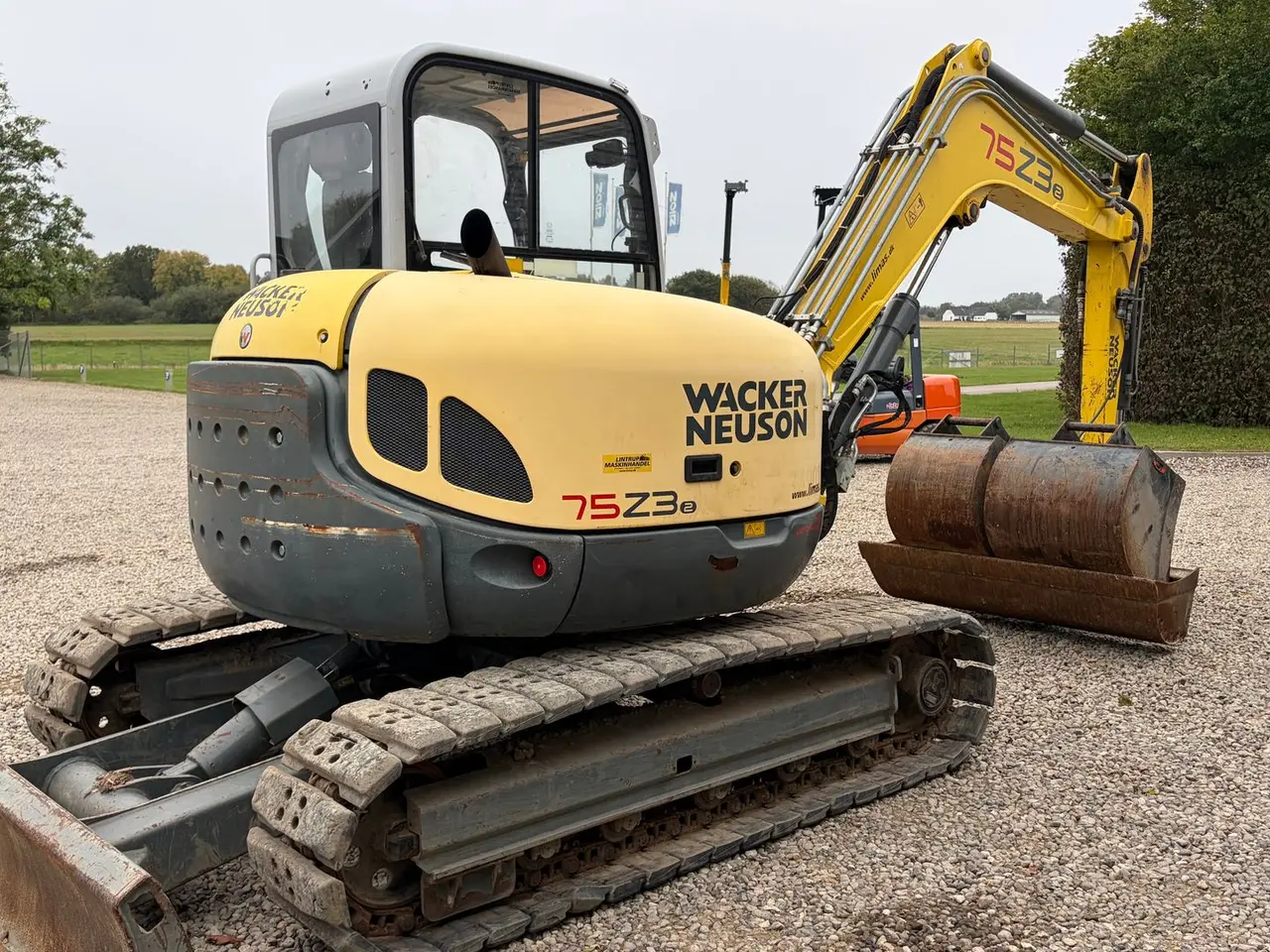 Billede 19 - Wacker Neuson 75z3 Med hurtigskifte og tilt samt 4 skovle