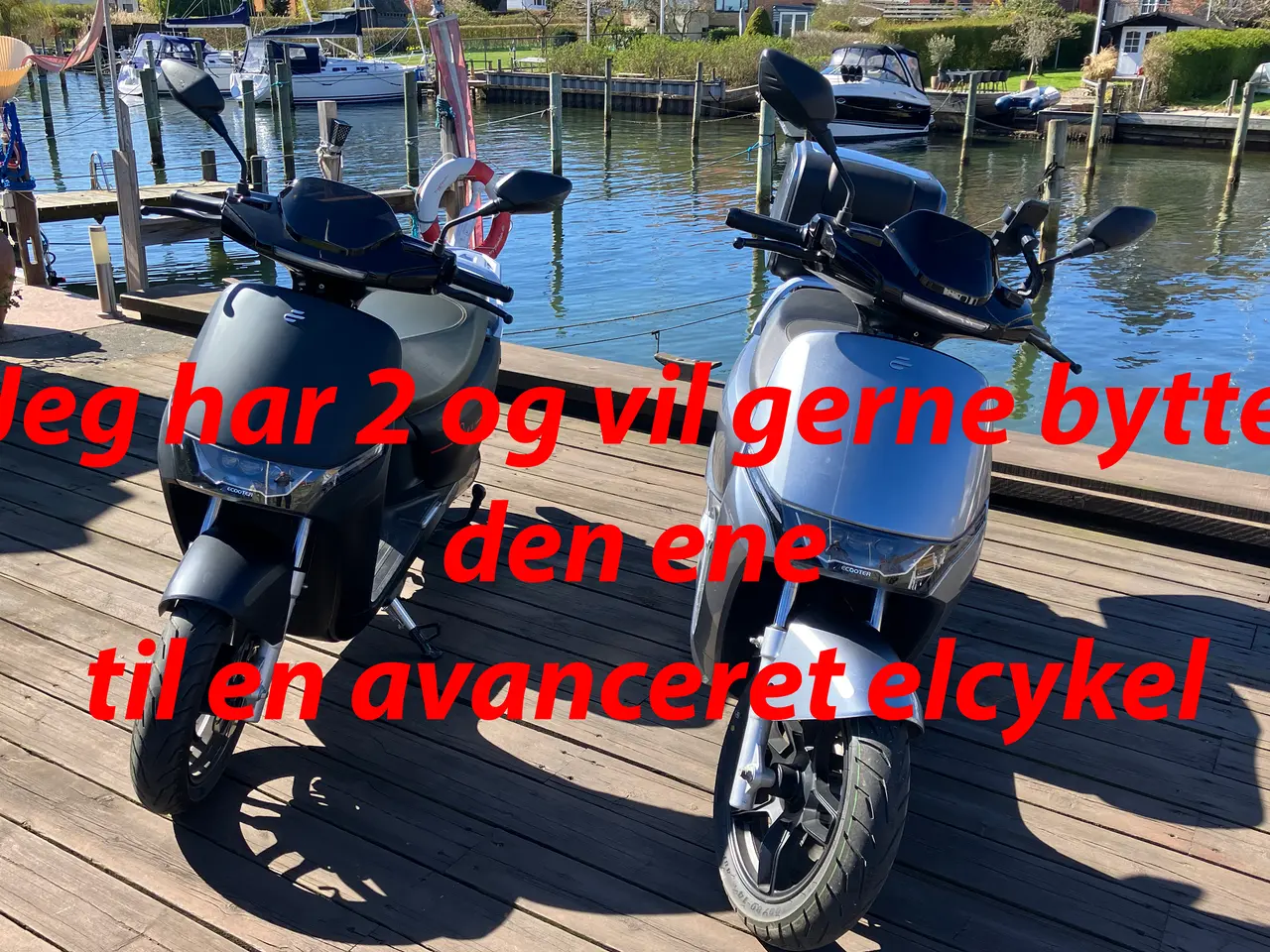 Billede 1 - Ecooter byttes med elcykel