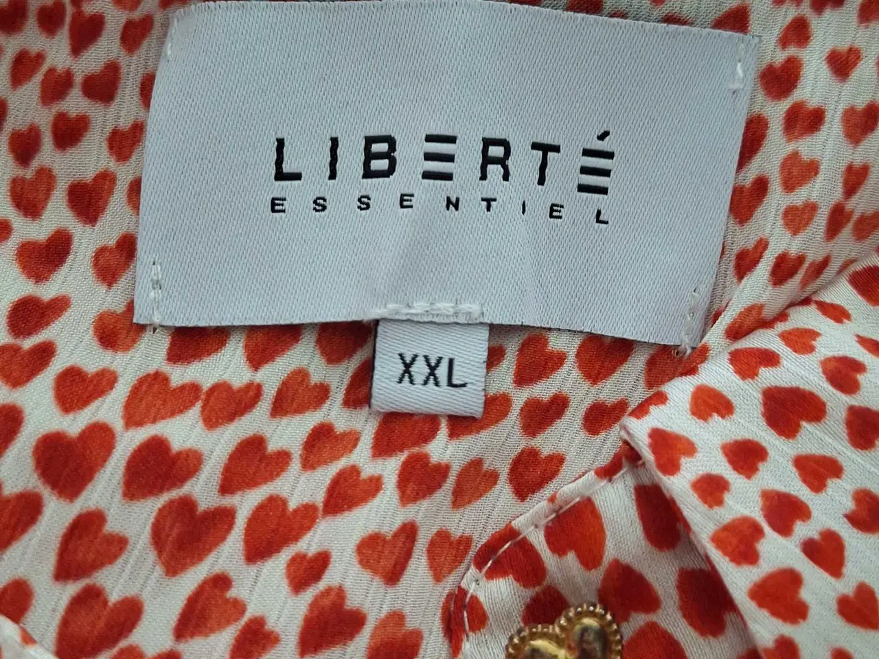 Billede 6 - Liberté skjorte med hjerter str. XXL
