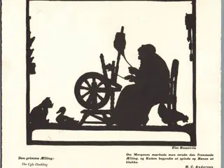 Hasselriis, Else - H. C. Andersen - Kartonkort 18x15 cm - Ubrugt
