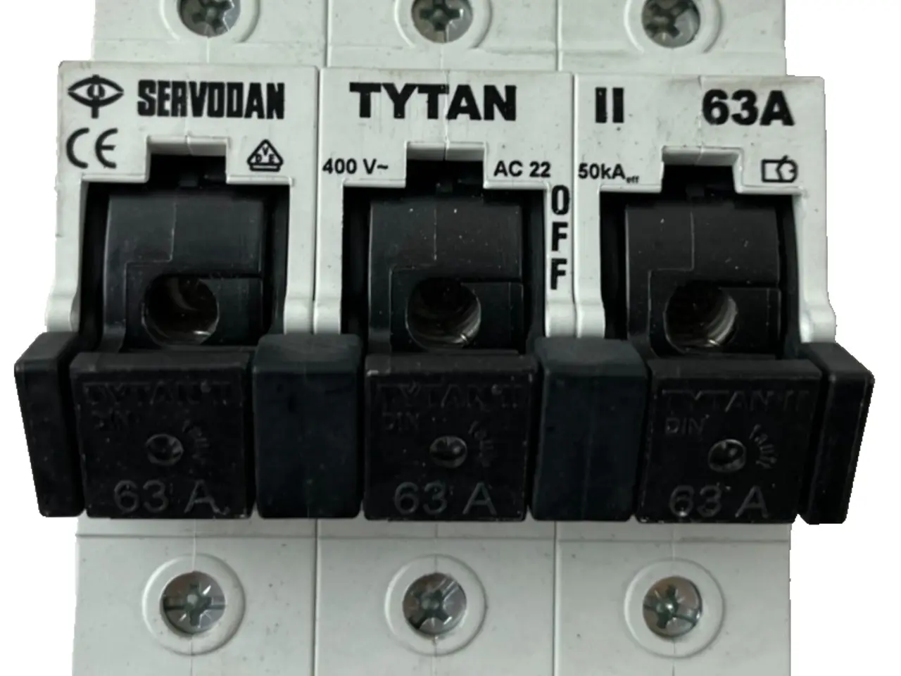 Billede 1 - Servodan TYTAN II 63A 3-Pole Fuse kontakt 400V AC